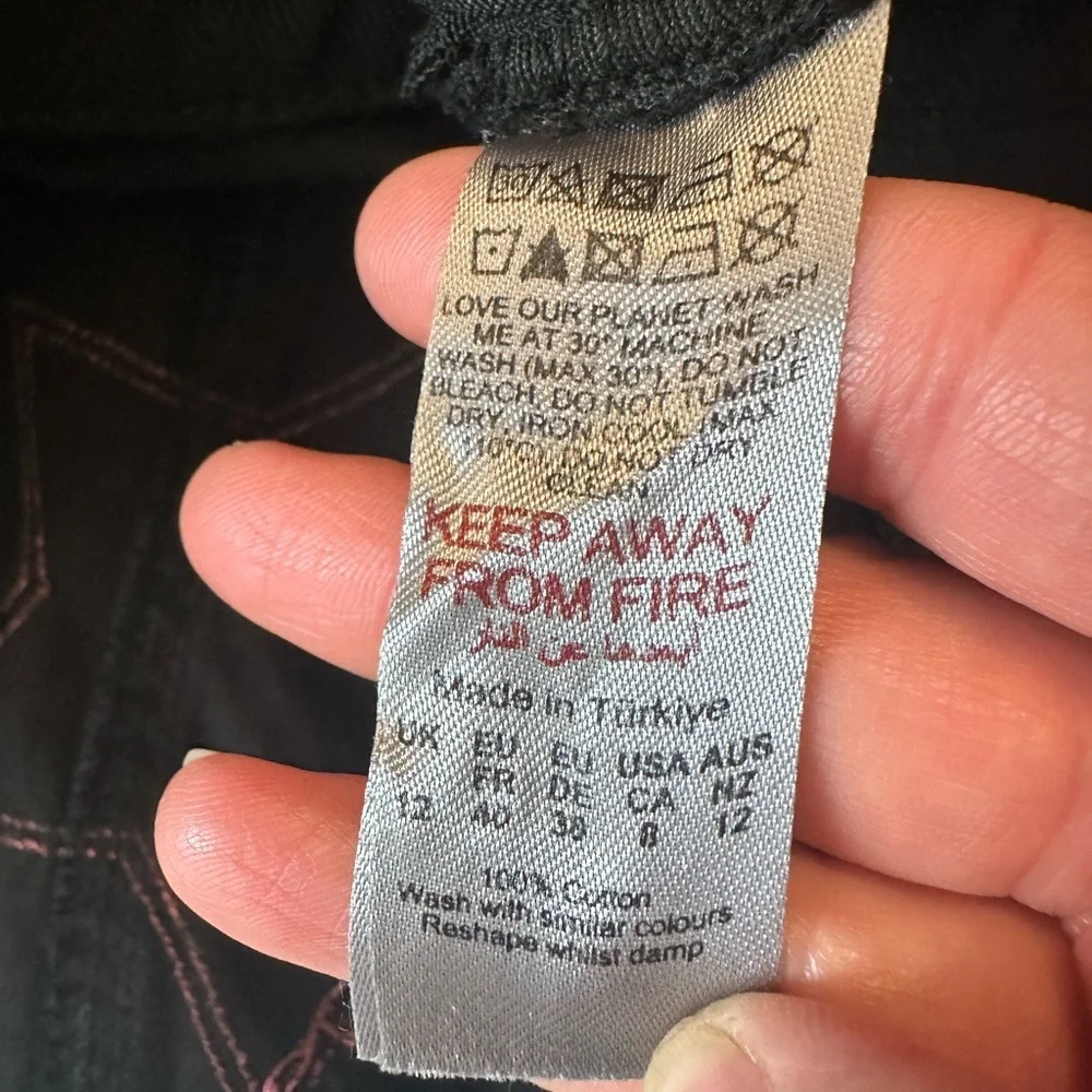 NWT Nasty Gal Black Star-Patterned Strapless Jumpsuit 8 - Picture 9 of 9